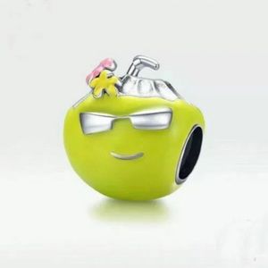 Summer Hawaiian Coconut Fruit Charm For Pandora